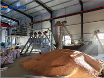 中型自動(dòng)化飼料生產(chǎn)線(xiàn)